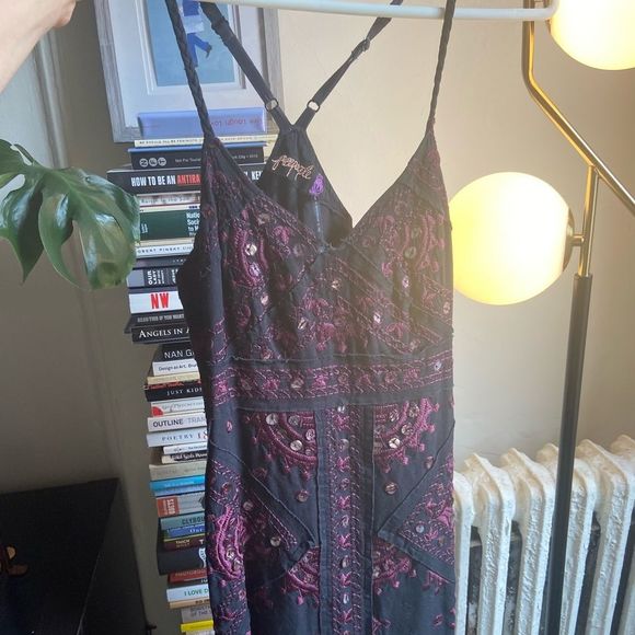 Free People Dresses & Skirts - Black Free People Embroidered Mini Dress